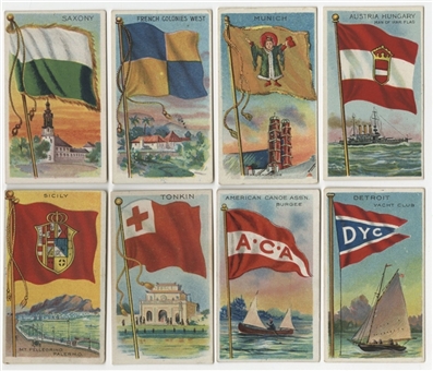 1909-11 T59 A.T.C. "Flags of All Nations" Complete Set (200) Plus Variations (170)